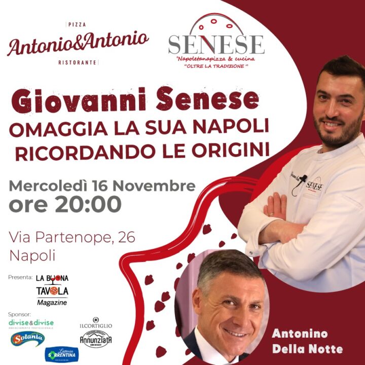 Il pizzaiolo Giovanni Senese omaggia Napoli con il nuovo menù